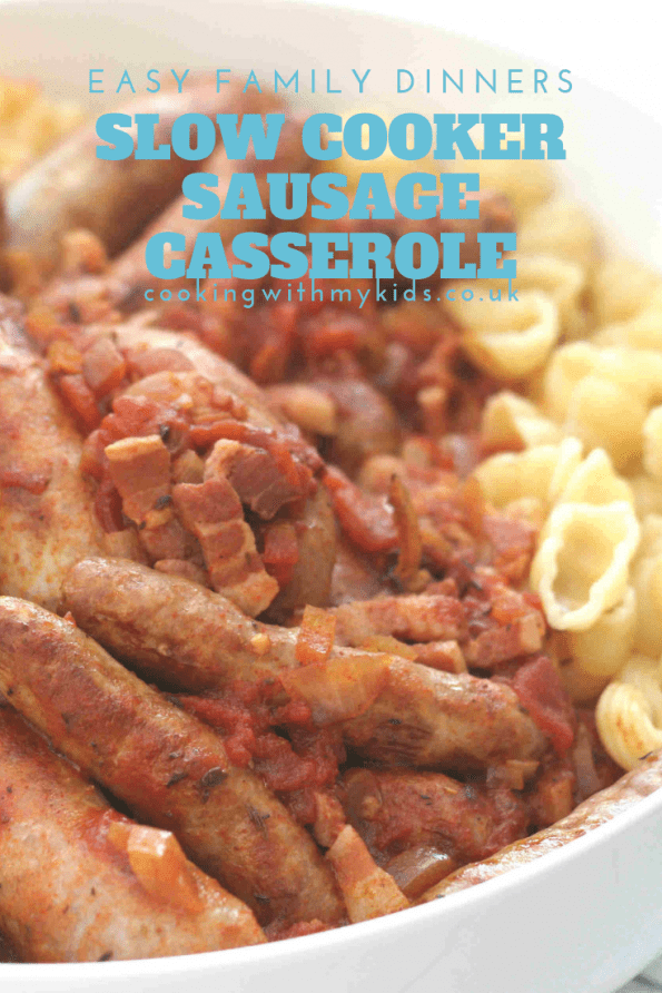 slow cooker sausage casserole for toddlers