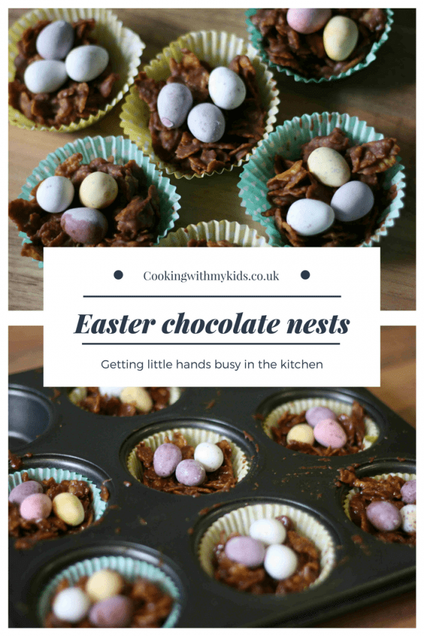 Easter chocolate nests