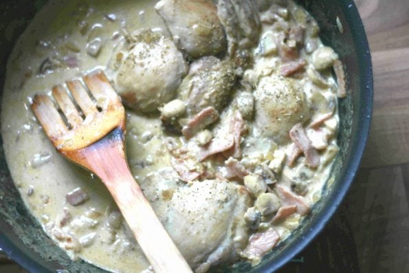 creamy garlic chicken