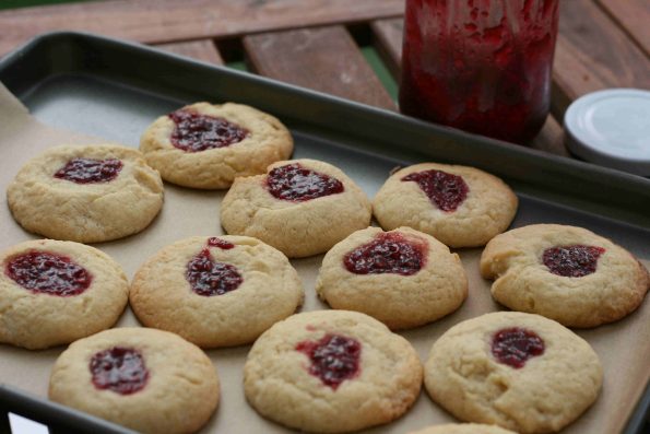 jam thumbprint biscuits