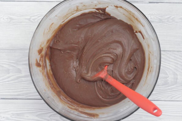 fudge in a glass bowl.