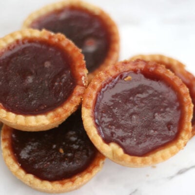 jam tarts in a pile