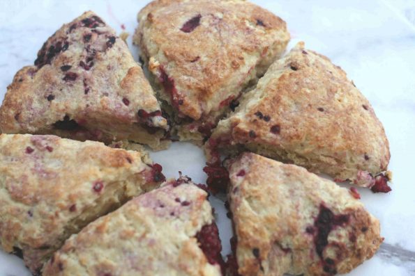 blackberry scones