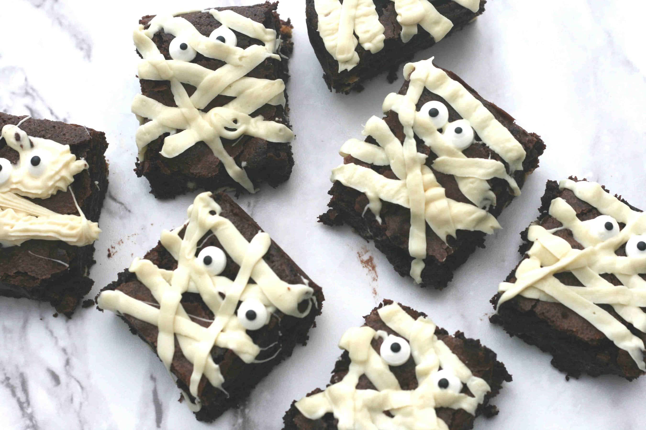 Halloween brownies