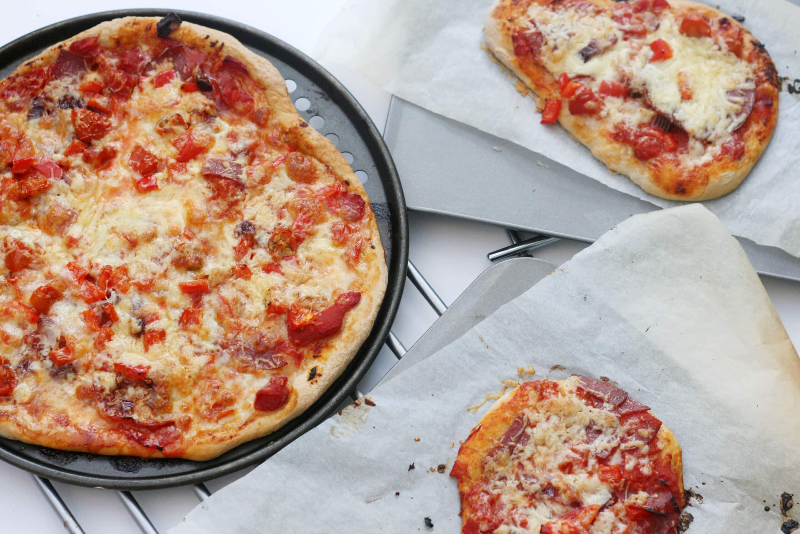 Easiest Homemade Pizza Recipe Ever (Super Cheap To Make!) - Medium Sized  Family