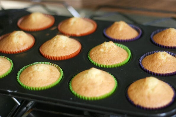 cupcakes in a tin