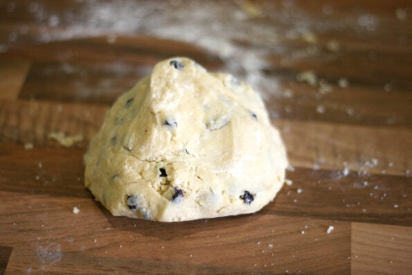 biscuit dough in a ball